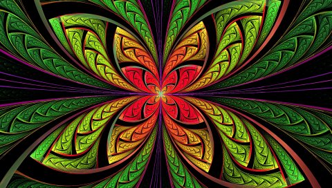 Яркая, цветочная форма, разноцветная