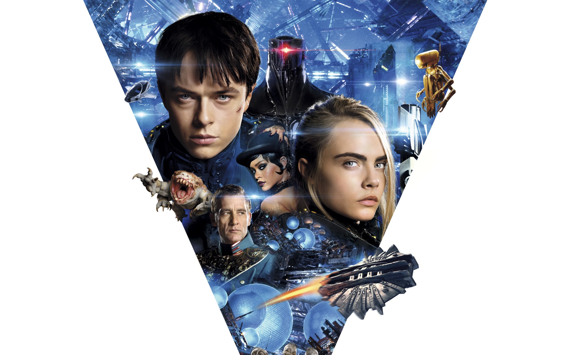 Картинки Город, Планеты, Тысяча, The, и, Valerian фото и обои на рабочий стол