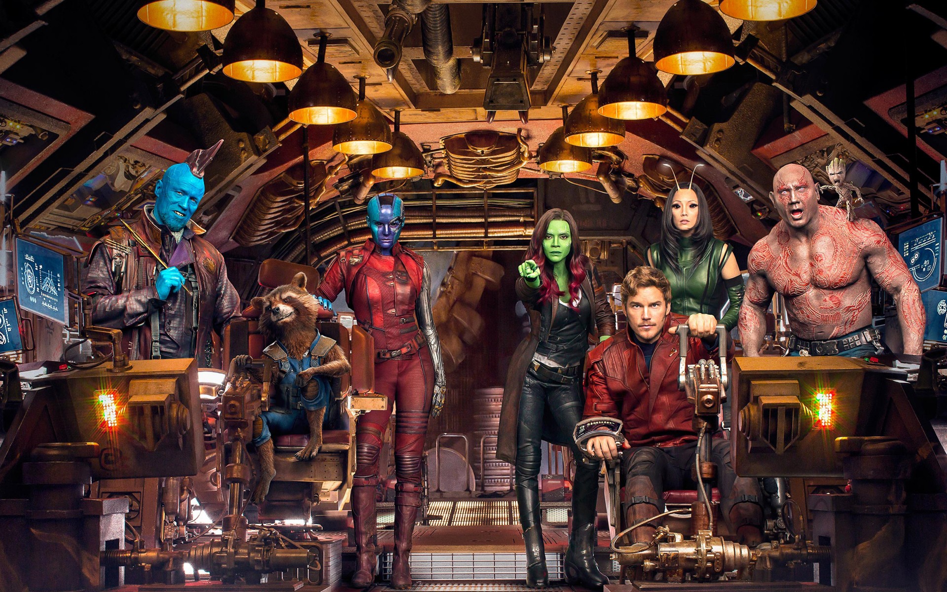Картинки Cast, Galaxy, Guardians, The, Vol фото и обои на рабочий стол