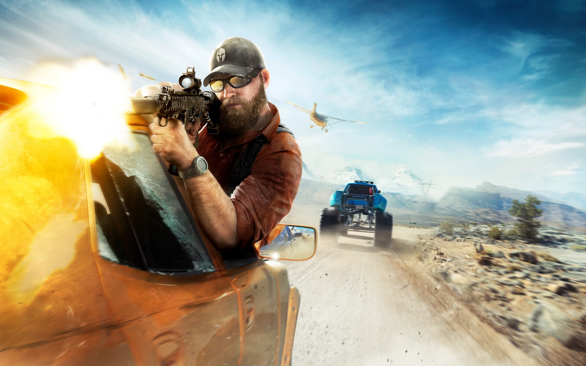 Картинки Road, Ghost, Recon, Clancy, Wildlands, Tom, Narco фото и обои на рабочий стол
