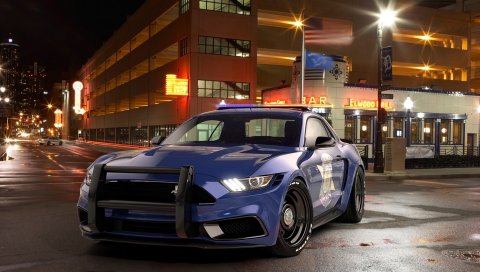 Полиция, дизайн, Ford, Mustang, 2017, NotchBack
