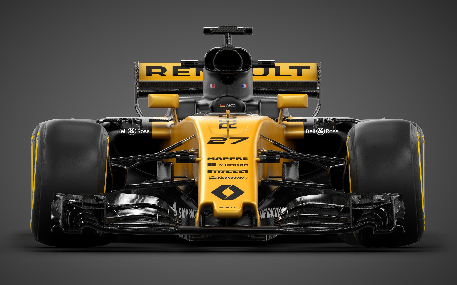 Картинки Renault, Formula, Car, One, RS17 фото и обои на рабочий стол