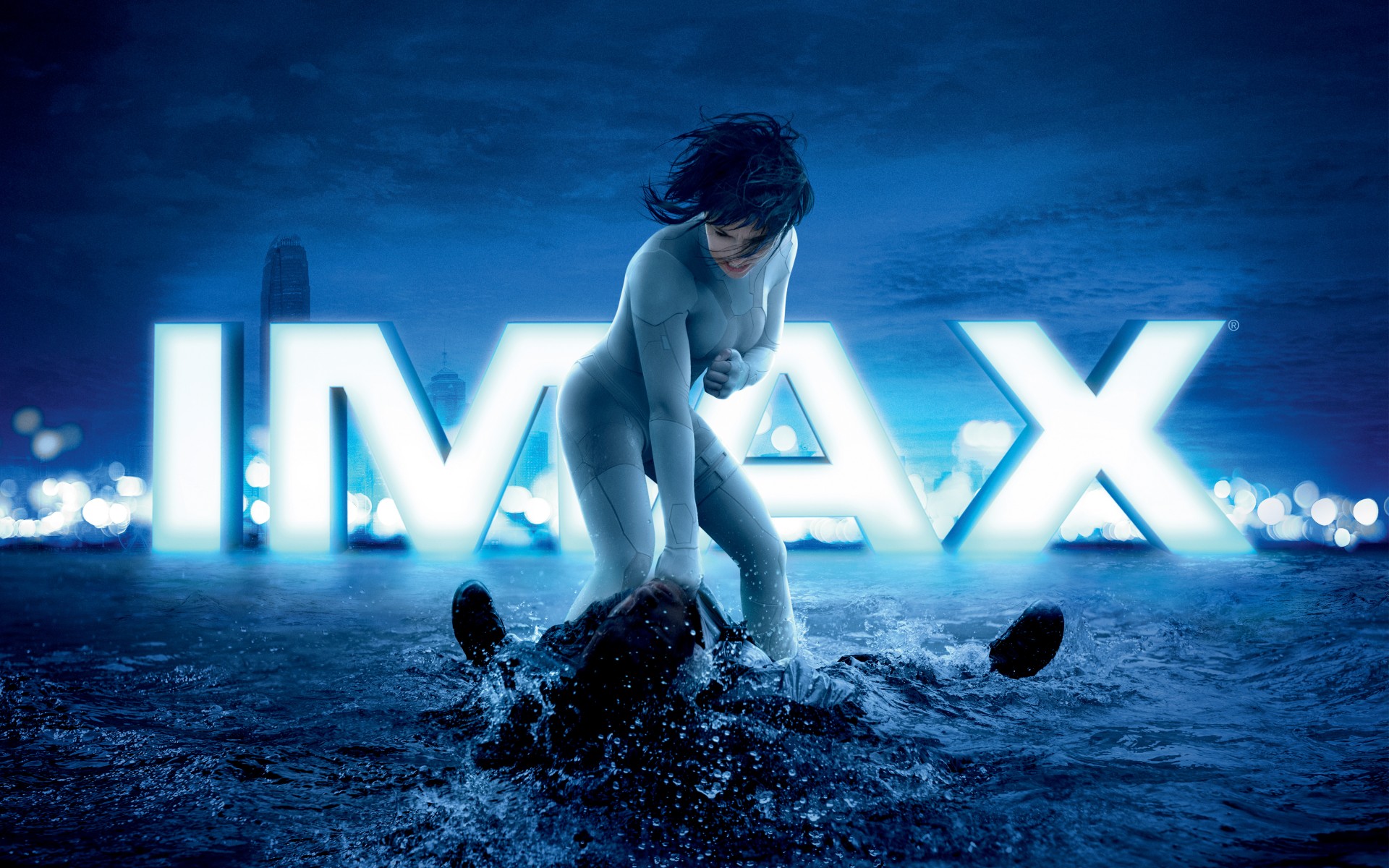 Картинки IMAX, Scarlett, Johansson, Ghost, The, Shell фото и обои на рабочий стол