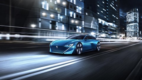 Concept, Peugeot, 2017, Instinct, Self, вождение