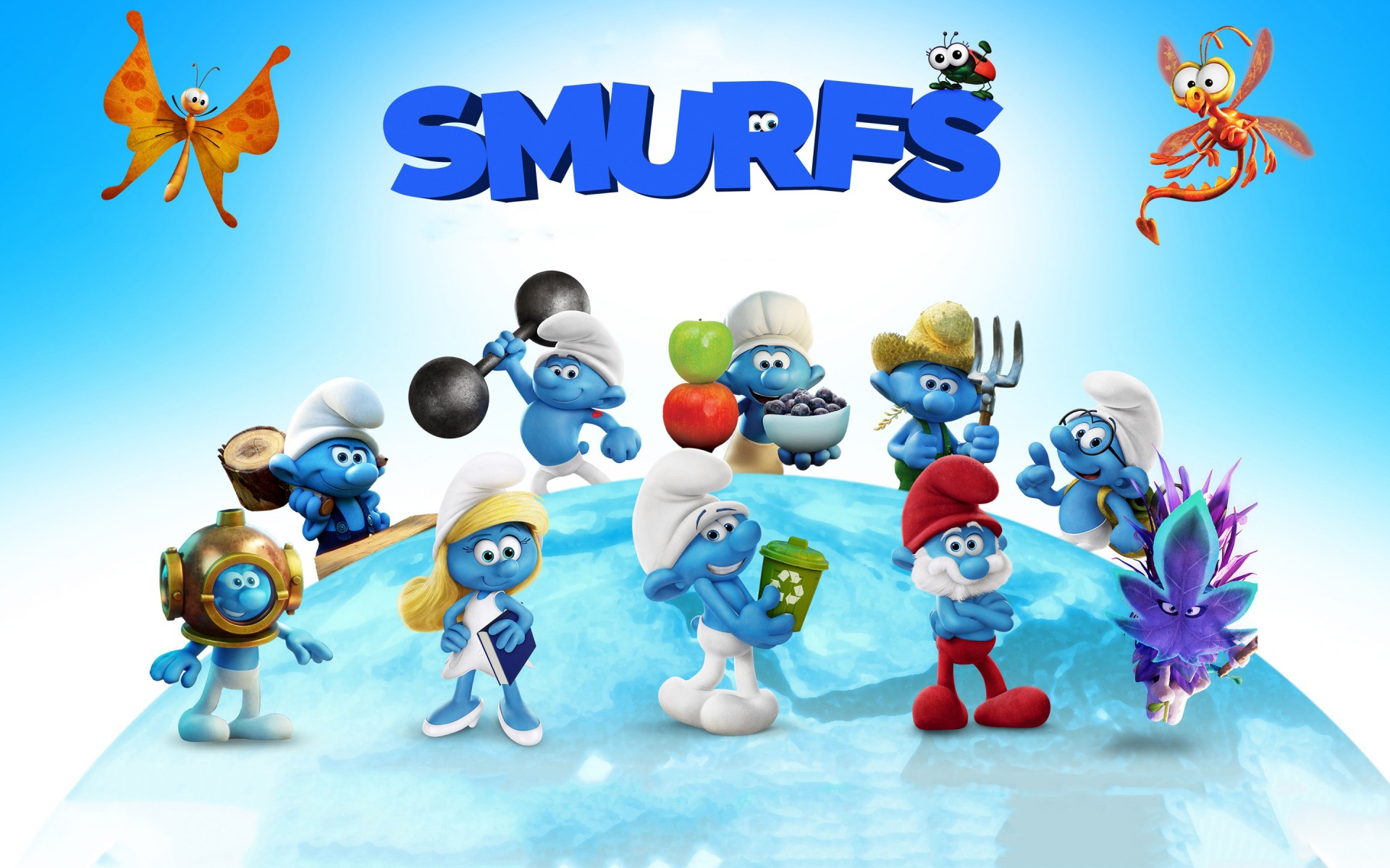Картинки Фильм, деревня, Lost, Smurfs, 2017, The фото и обои на рабочий стол