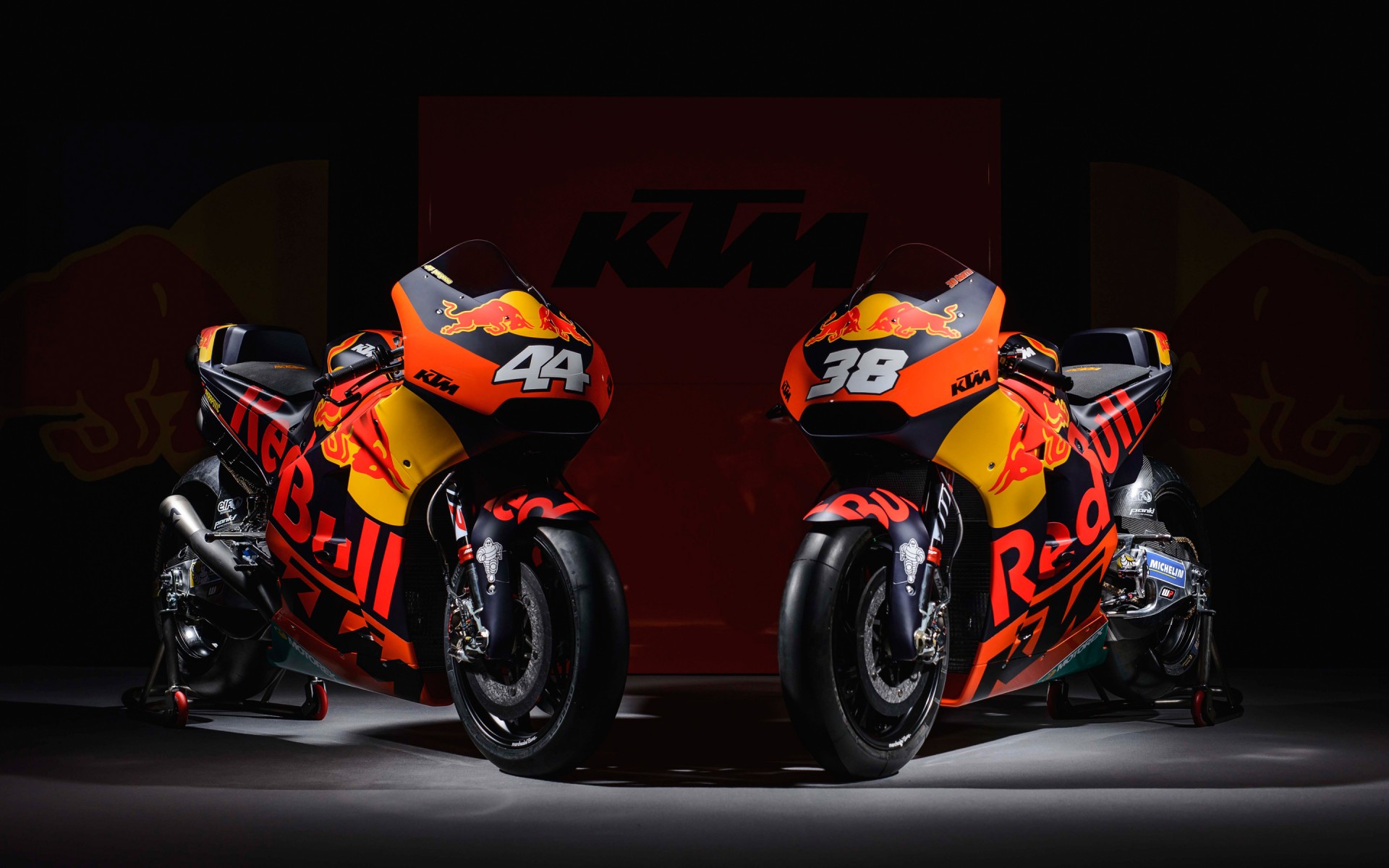 Картинки Гонка, велосипеды, MotoGP, 2017, KTM, RC16 фото и обои на рабочий стол