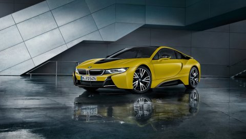Желтый, замороженный, 2017, bmw