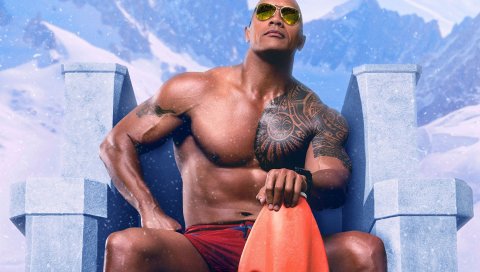 Dwayne, Johnson, 2017, Baywatch
