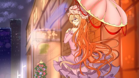 Девушка, аниме, Touhou
