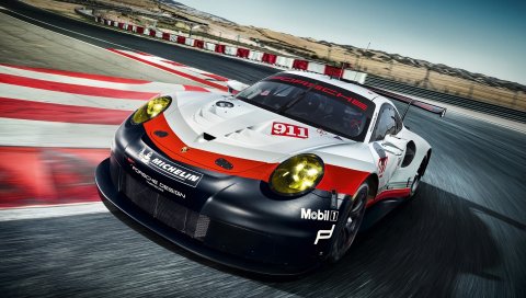 Porsche, 2017, 911, RSR