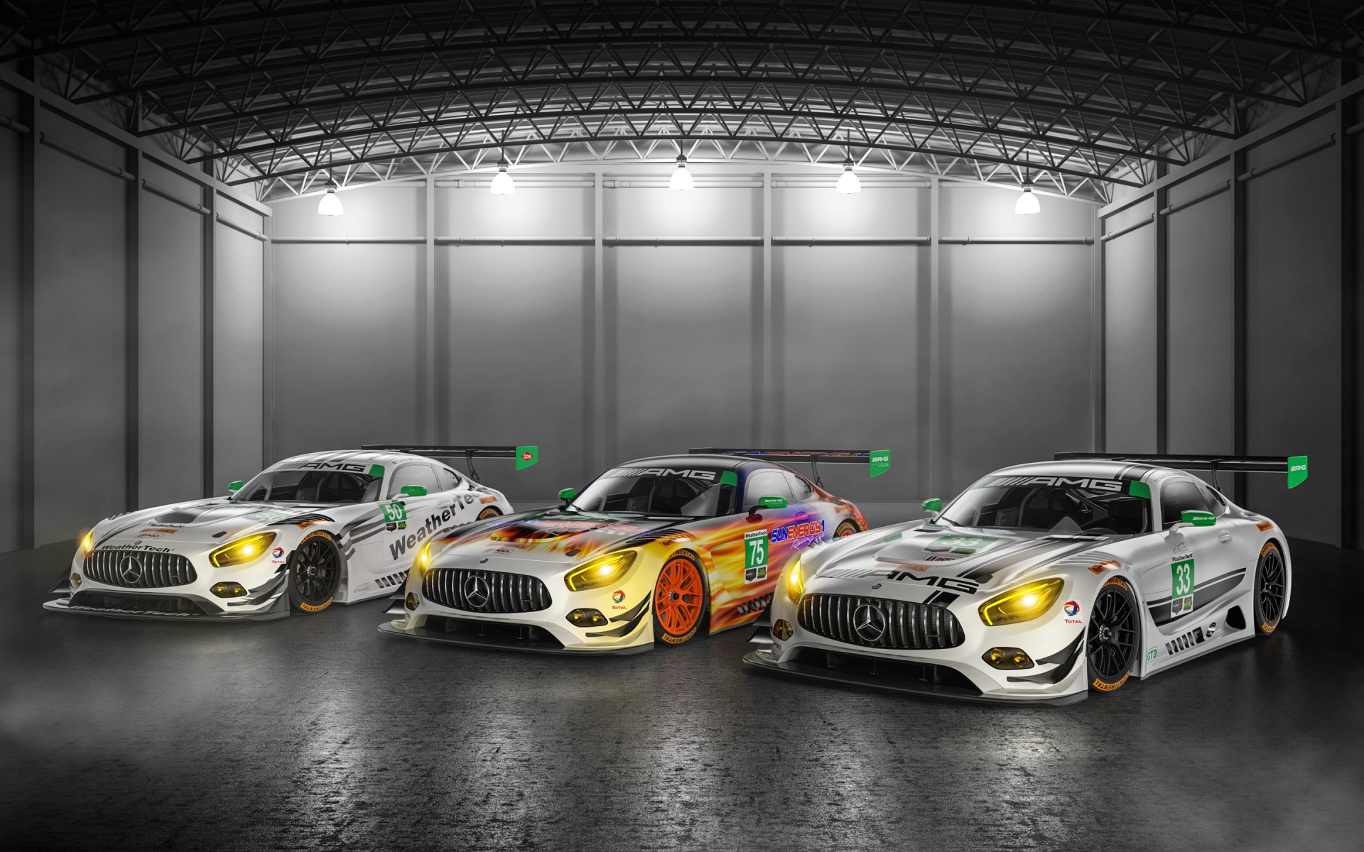 Картинки Mercedes, 2017, AMG, GT3 фото и обои на рабочий стол