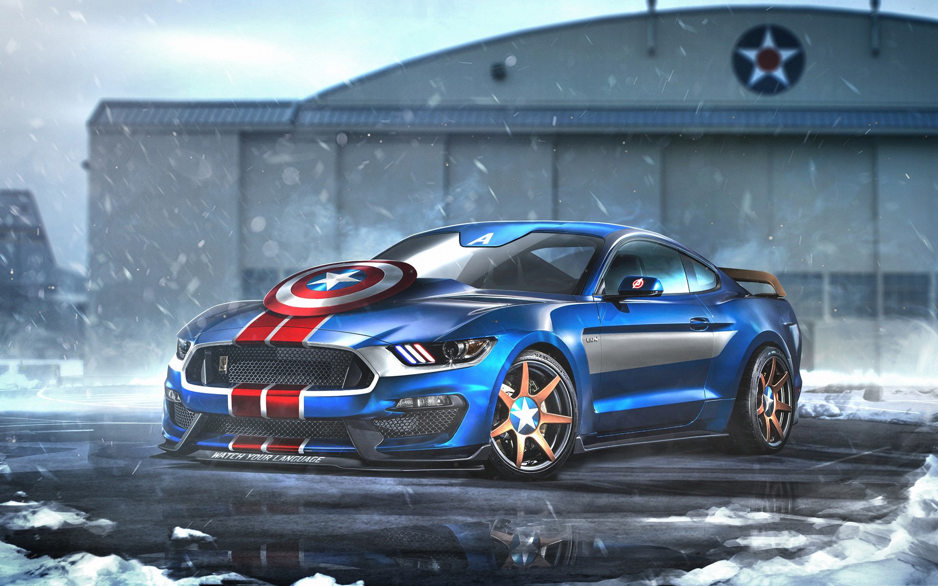 Картинки Ford, Mustang, Америка, капитан, GT350R фото и обои на рабочий стол