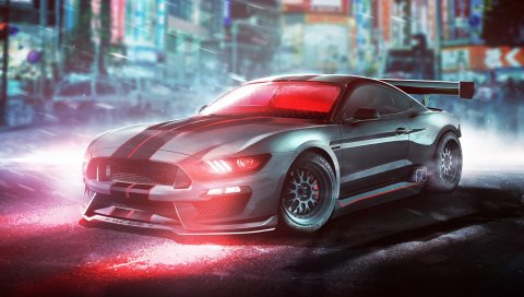 Ford, Mustang, Shelby, Men, Cyclops, GT350R