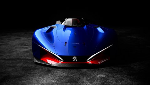 Концепция, гонки, Peugeot, HYbrid, L500
