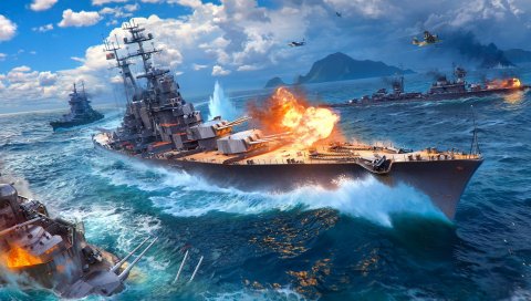 Мир, Игра, Военные корабли