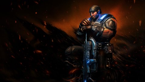 Майкл, Gears, Маркус, Феникс, сержант