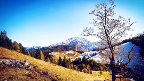 Осень, Горы