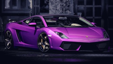 Lamborghini, Gallardo, Purple
