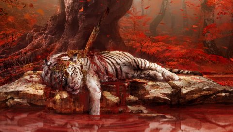 Тигр, мертвый