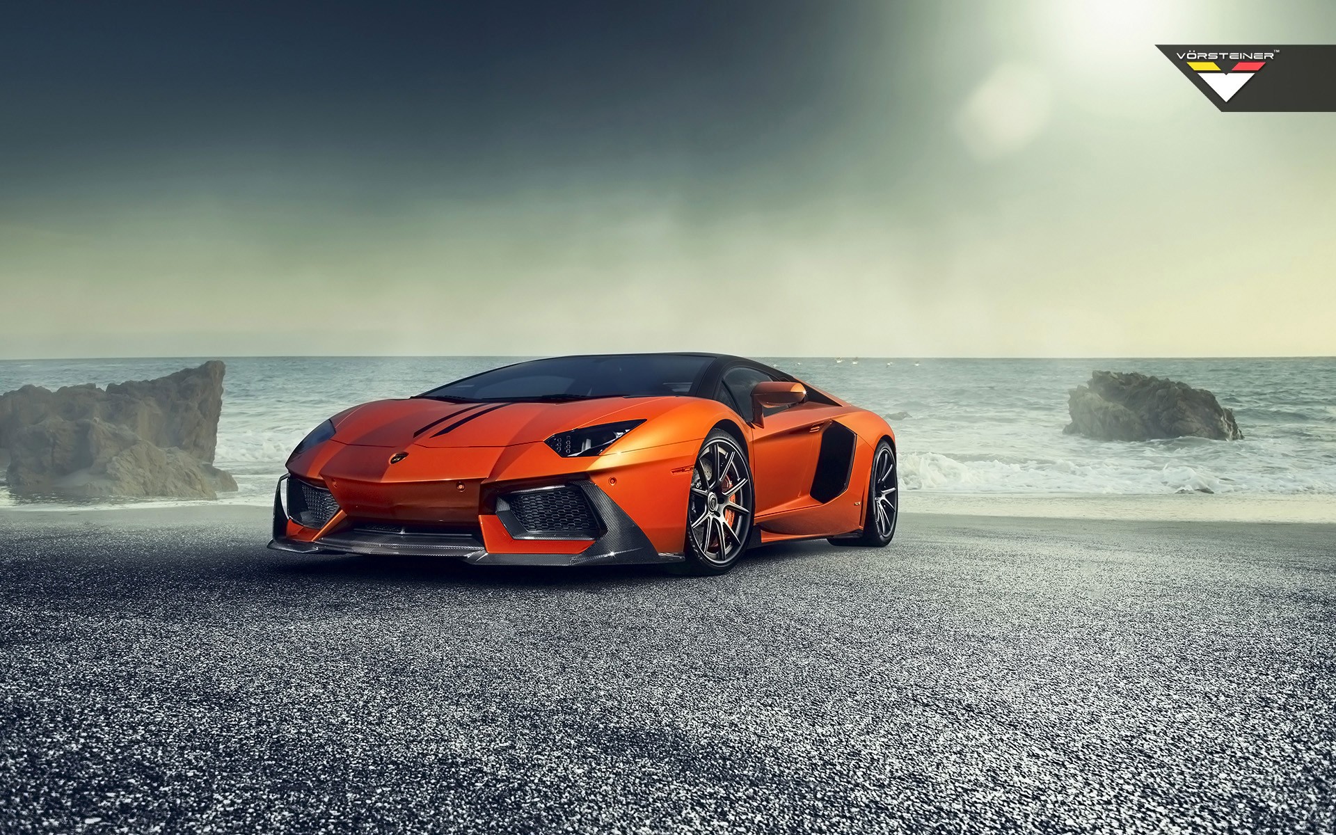Картинки Lamborghini, Vorsteiner, Aventador, 2014, Сарагоса фото и обои на рабочий стол