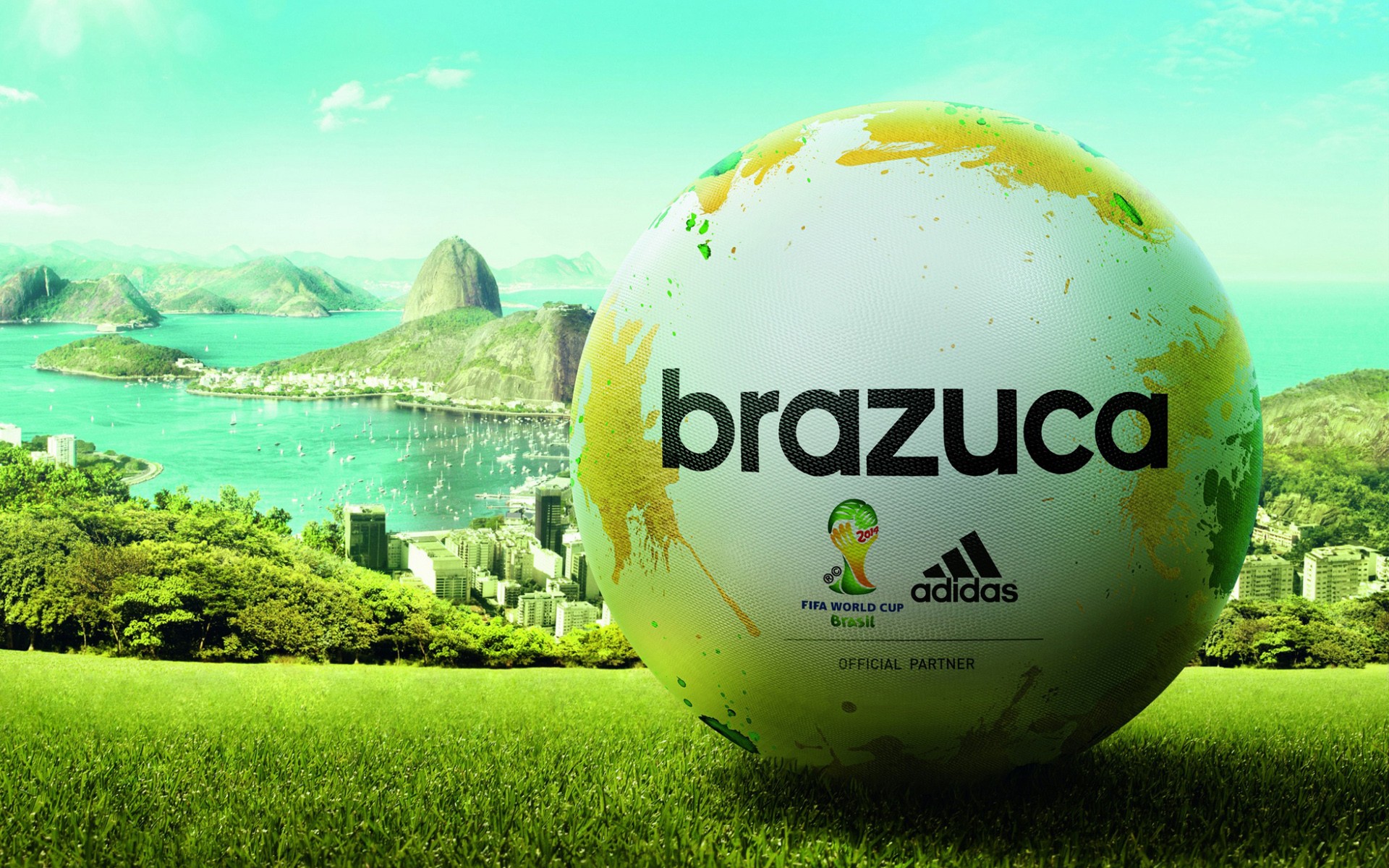 Картинки Ball, World, FIFA, Match, 2014, Adidas, Brazuca фото и обои на рабочий стол
