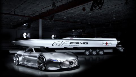 Концепция, гонки, Mercedes, Benz, Vision, Cigarette