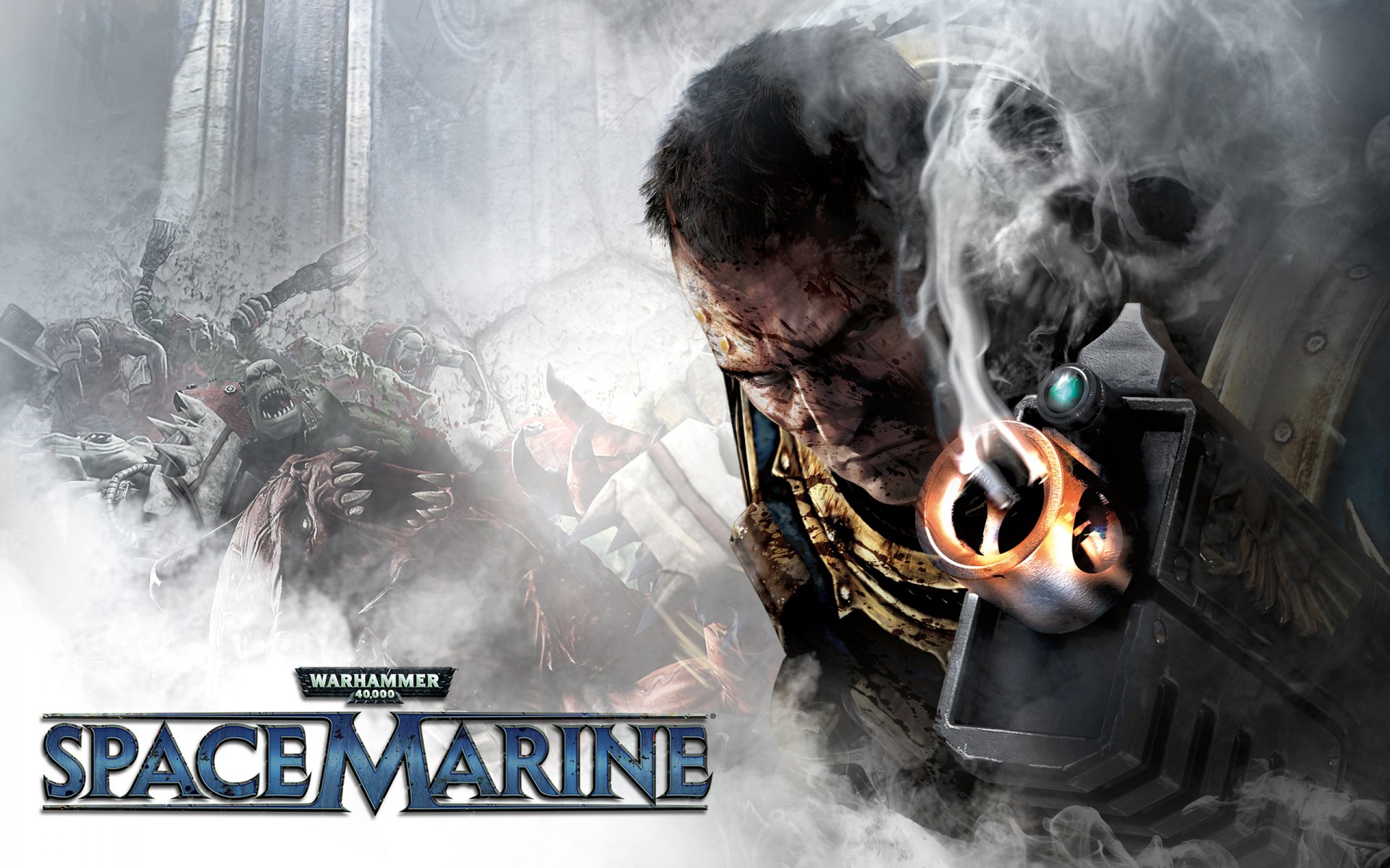 Картинки Космос, Игра, Warhammer, Marine фото и обои на рабочий стол