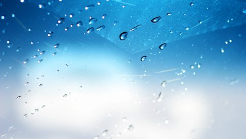 Вода, всплеск, ветровое стекло