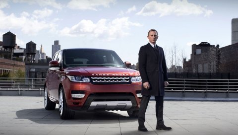 Джеймс, Бонд, Спорт, Range, Rover, 2014