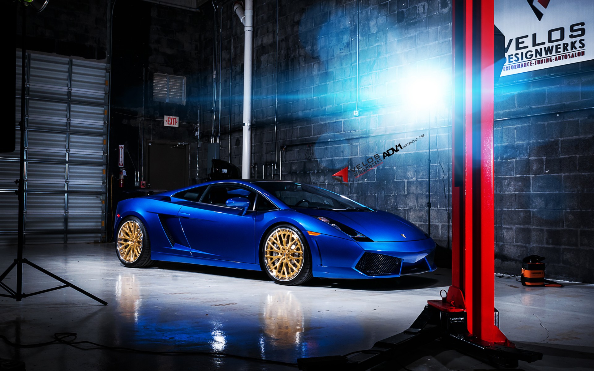 Картинки Lamborghini, Gallardo, ADV1, Колеса фото и обои на рабочий стол