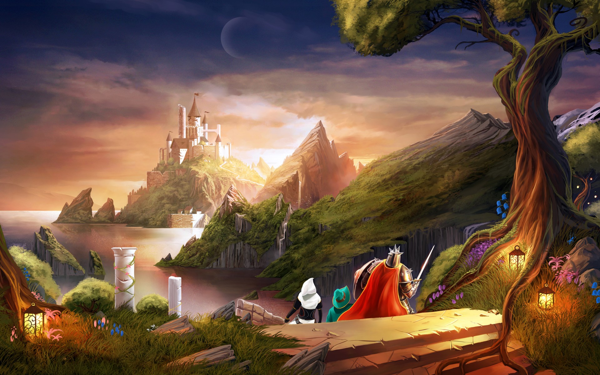 Картинки Замок, Trine, Заголовок фото и обои на рабочий стол