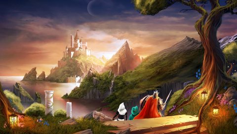Замок, Trine, Заголовок