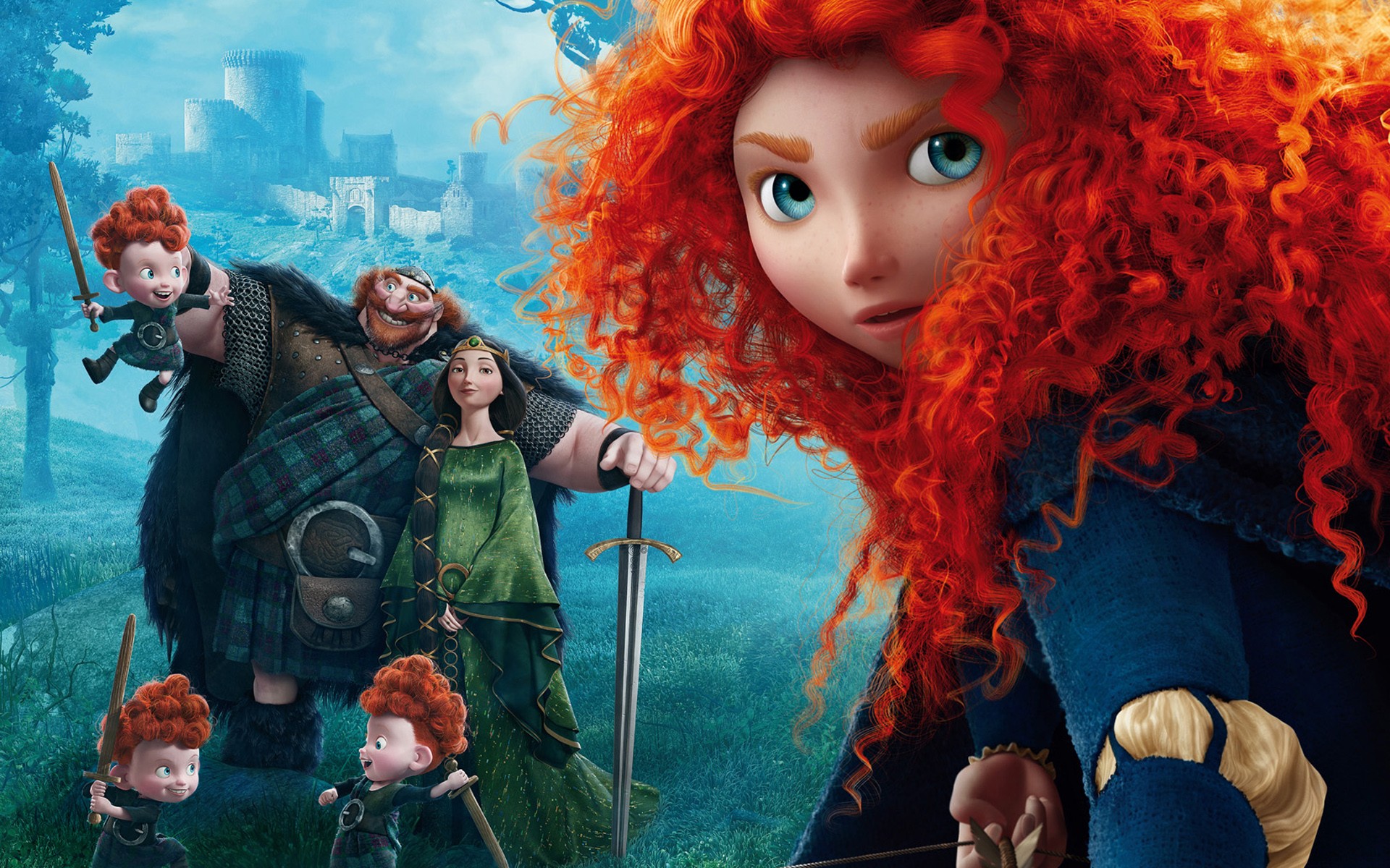 Картинки Pixar, Храбрый фото и обои на рабочий стол
