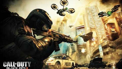 Черный, Игра, Call, Duty