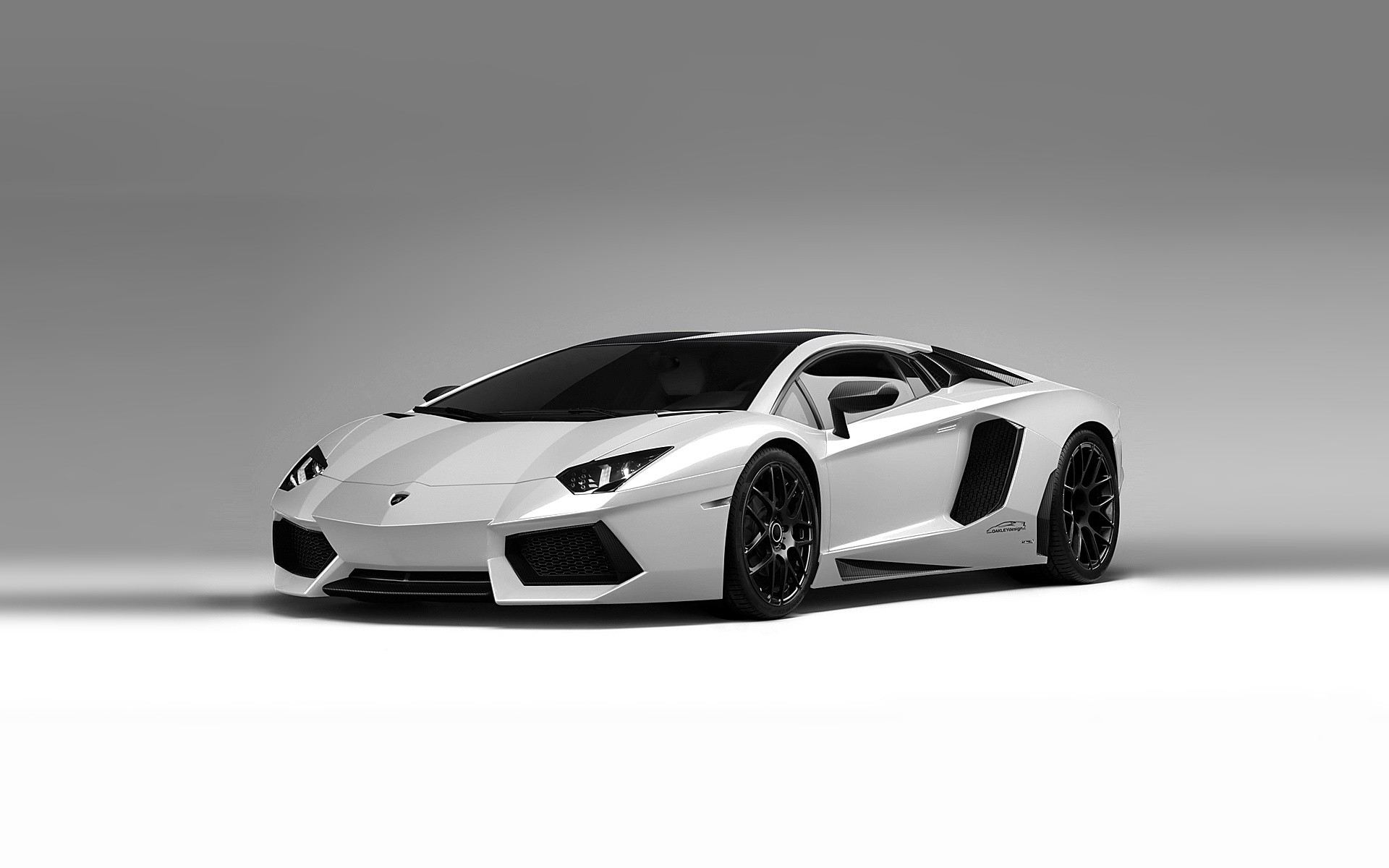 Картинки Белый, Lamborghini, Aventador фото и обои на рабочий стол