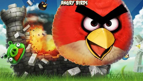 IPhone, игра, птицы, сердитый