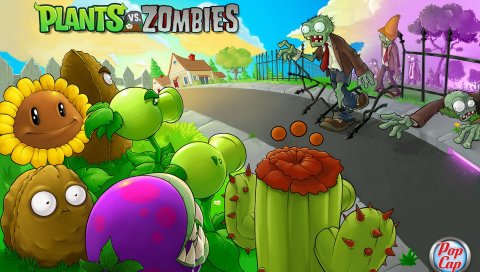 Растения, зомби