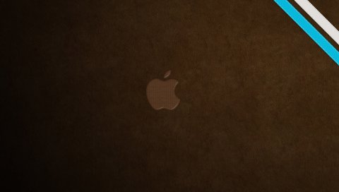 Apple, Logo, Strich