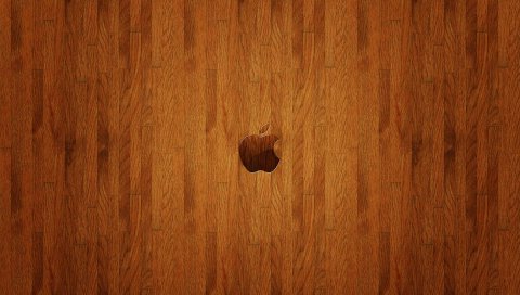 Apple, Logo, Woden