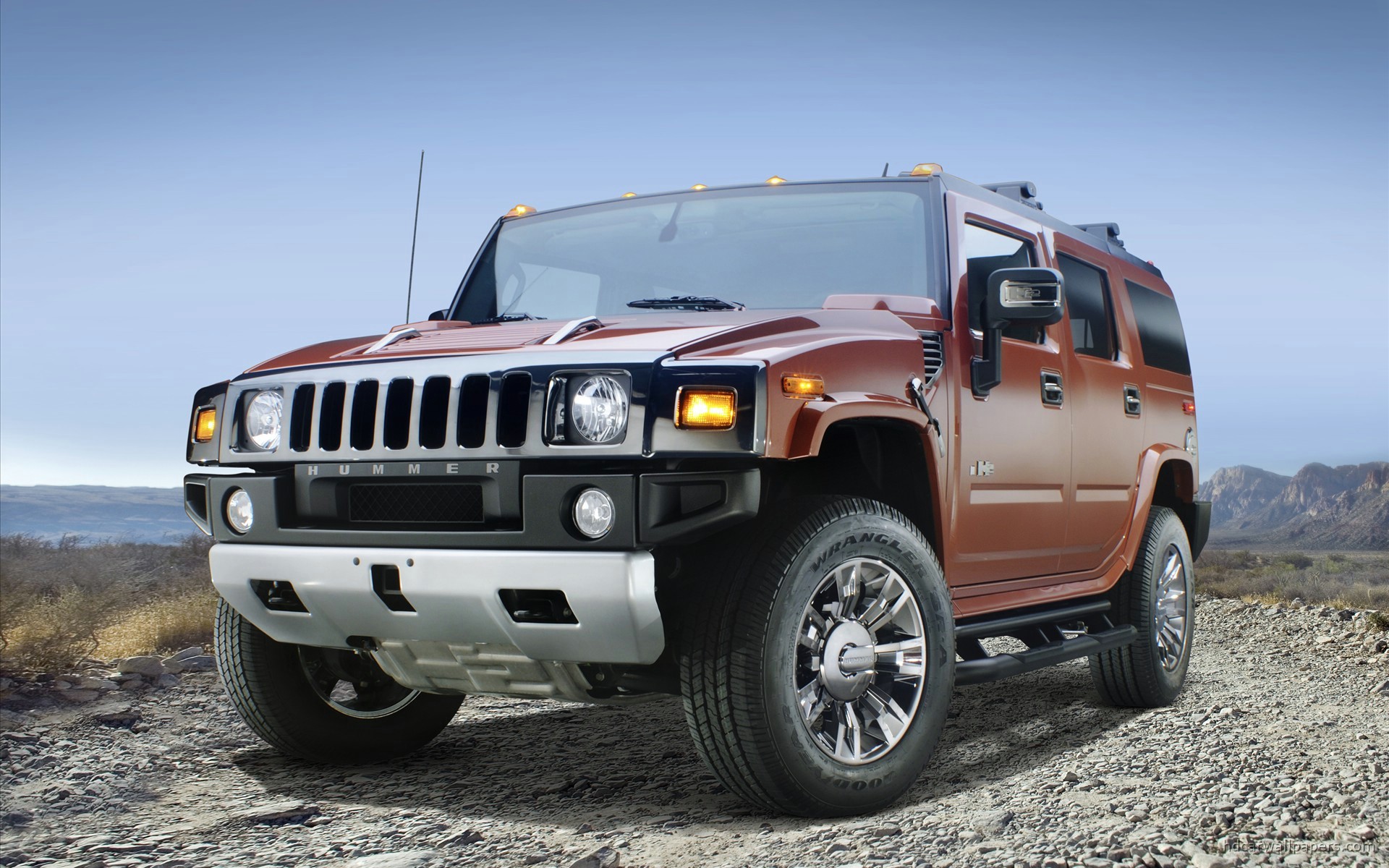 Картинки 2009, черный, металлик, Hummer, Sedona, Chrome фото и обои на рабочий стол
