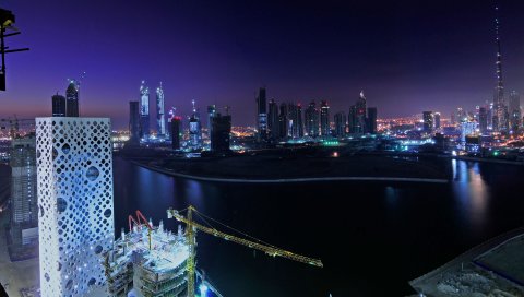 Дубай, Ночи, Центр города