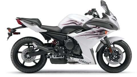 Белый, Yamaha, FZ6R