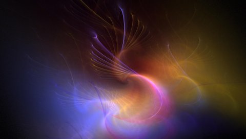 Широкий, абстрактный, Swirly