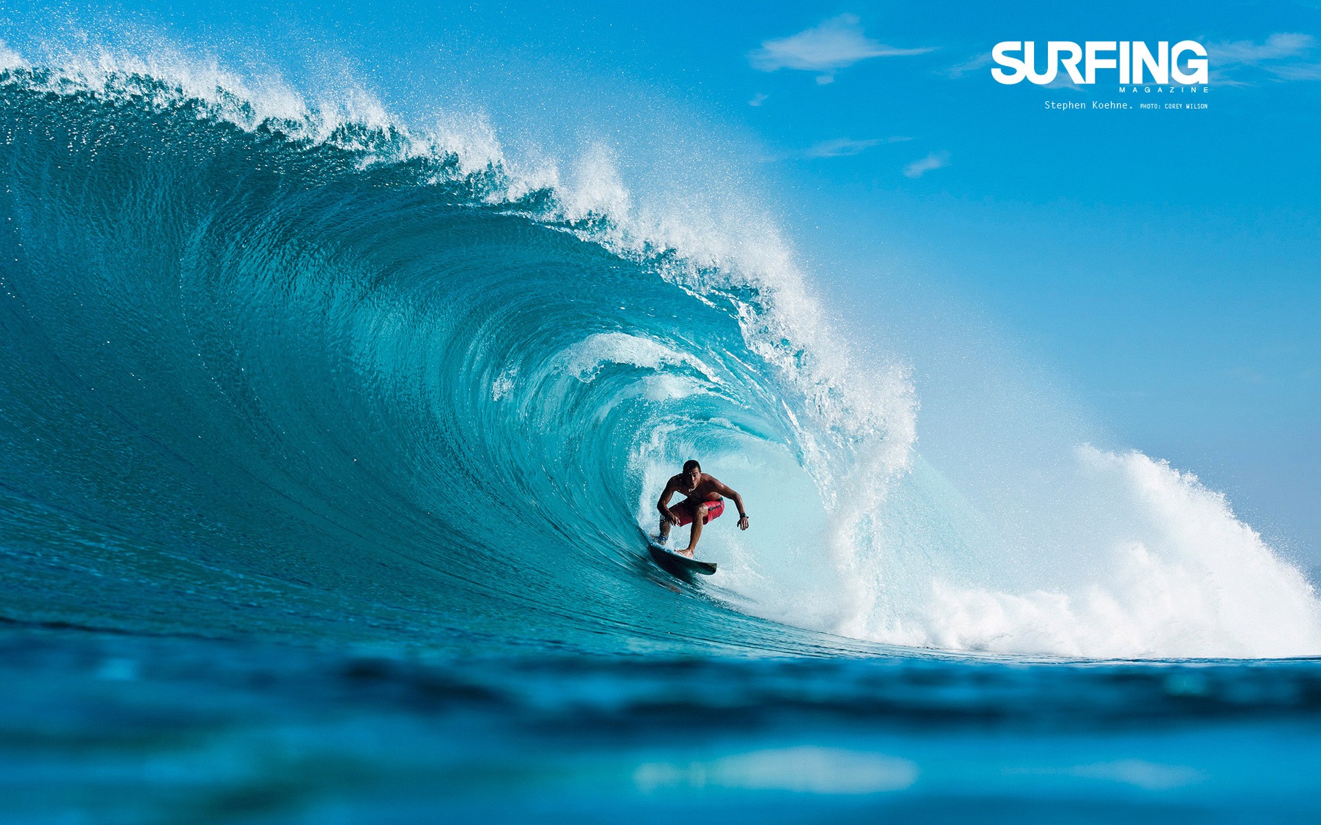 Картинки Серфинг, Teahupoo, Таити фото и обои на рабочий стол