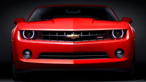 Желтый, Ford, Mustang